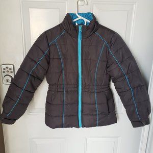 🌈 3/$40 Mint Girl Puffer Winter Jacket Size 7 (T5)